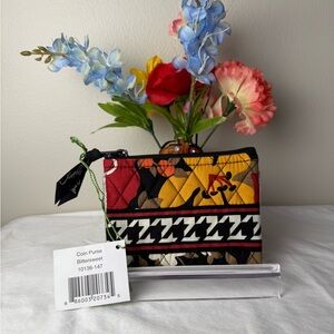 NWT Vera Bradley Bittersweet Coin Purse Retired Pattern - LAST ONE
